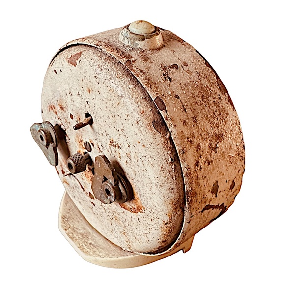 JAZ Vintage 1950s Desktop Clock 4” Analog Mechanical Alarm France - Picture 5 of 8